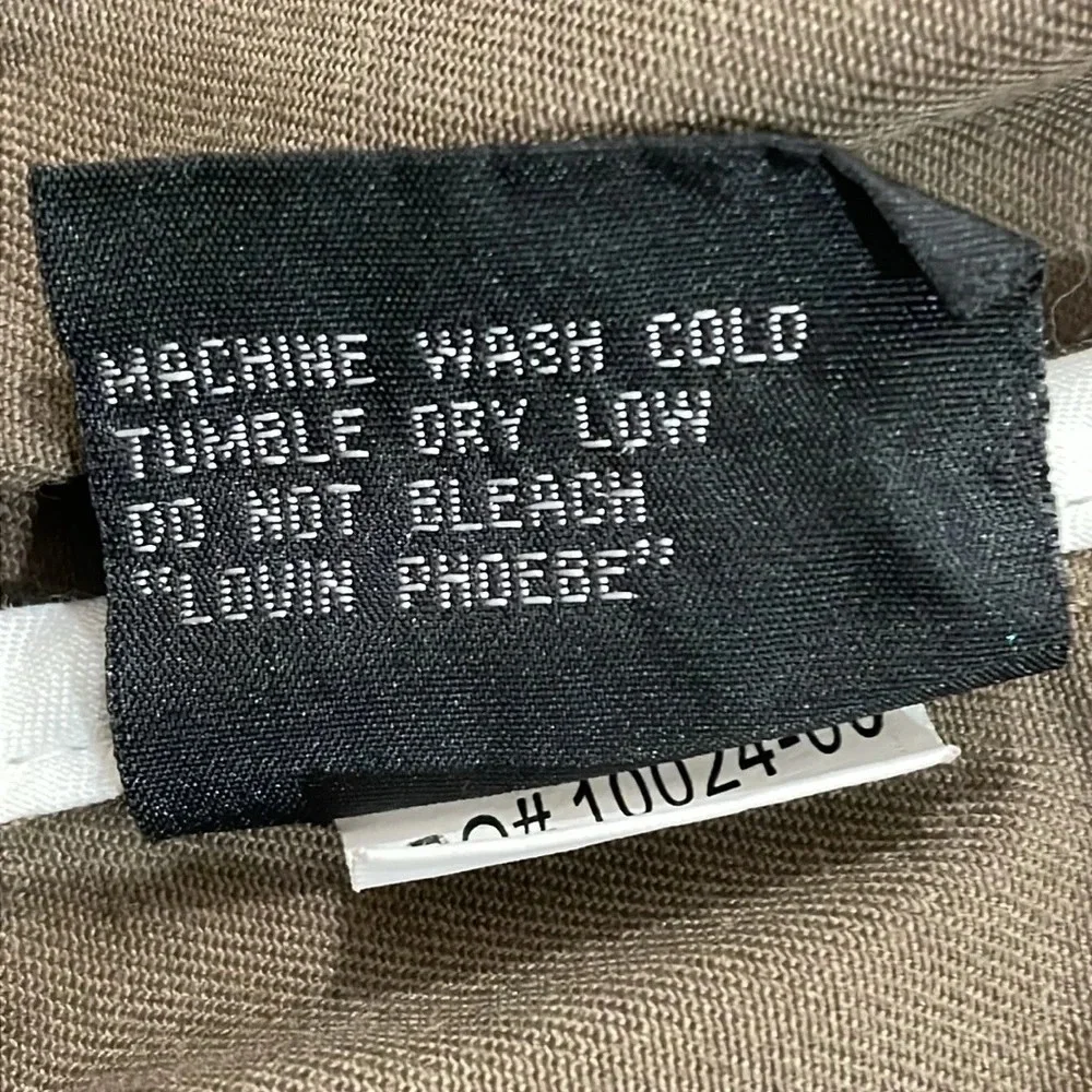 NWOT Volcom Women's Frochickie 2 Lovin Phoebe Brown Zip Up Canvas Moto Jacket XL - Picture 12 of 16